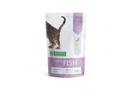 Nature's Protection Intestinal health with Fish влажный корм для кошек с чуствительным пищеварением 100 г*12шт