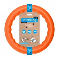 PitchDog игрушка для собак игровое кольцо (оранжевая) 28 см