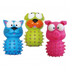 Croci игрушка для собак "Фигурка с массажером для зубов" с пищалкой 14 см