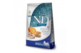 Farmina N&D Low Grain Ocean Adult сухий корм для собак міні порід з тріскою та апельсином 0,8 кг
