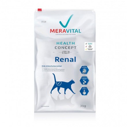 MERA MVH Renal сухой корм для кошек при заболеваниях почек 3кг