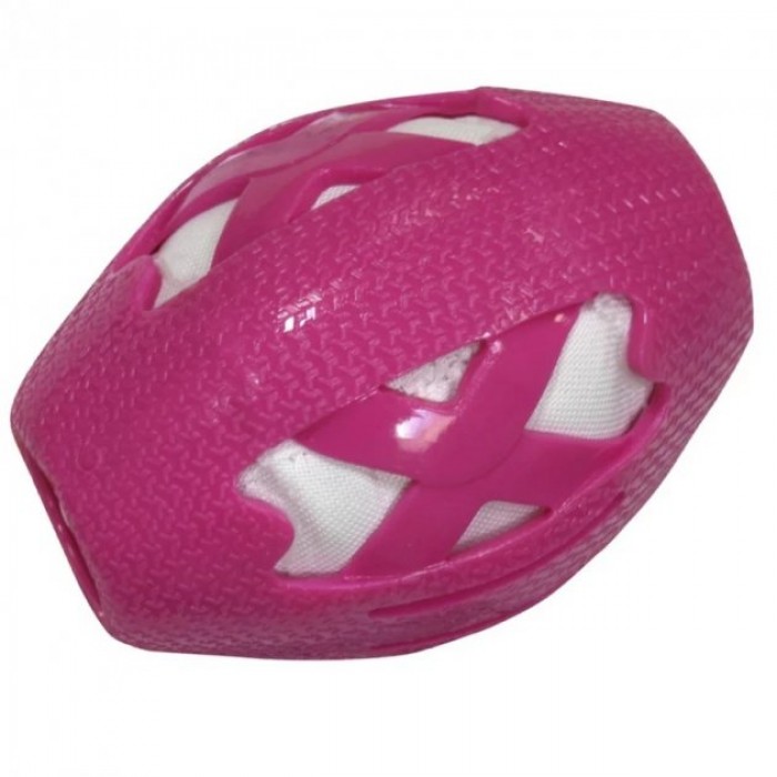 Croci Catcher игрушка для собак "Регби мяч" (розовый) 14 см