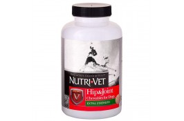 Nutri-Vet Hip & Joint Extra для восстановления, для суставов и связок средних и крупных пород 120 табл.
