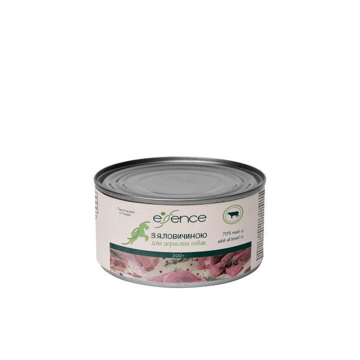 Essence Паштет з яловичиною для дорослих собак 200 г