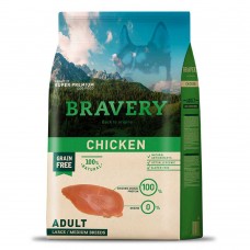 Bravery Chicken Adult Large/Medium сухой корм для собак средних и крупных пород с курицей 4 кг