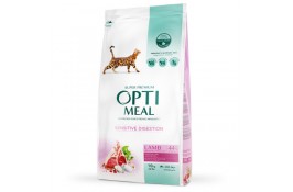 Optimeal Adult Cat Lamb Sensitive сухий корм для котів з ягням 10 кг