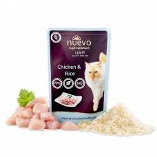 NUEVO LIGHT влажный корм для котов с курицей и рисом 85 г
