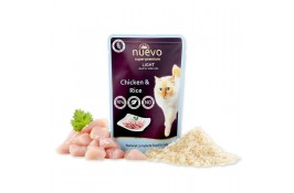NUEVO LIGHT влажный корм для котов с курицей и рисом 85 г