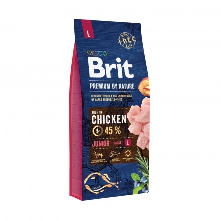 Brit Premium Dog Junior L 15 kg