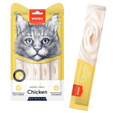Wanpy Creamy Lickable Treats Chicken жидкое лакомство для котов с курицей 70 г