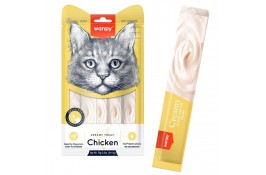 Wanpy Creamy Lickable Treats Chicken жидкое лакомство для котов с курицей 70 г
