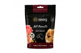 Savory Dog Anti-Parasitic Soft Snack з тунцем і диким часником для собак 200г