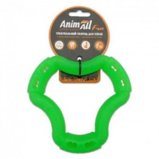AnimAll Fun іграшка для собак "Кільце 6 сторін" (зелена) 15 см​