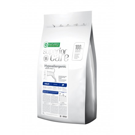 Nature's Protection Superior Care Hypoallergenic Grain Free Adult All Breeds для собак с лососем 10 кг