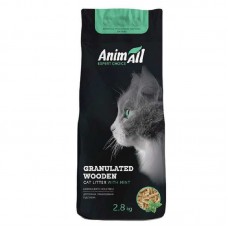 AnimAll деревний наповнювач для котів з ароматом м`яти 2,8 кг