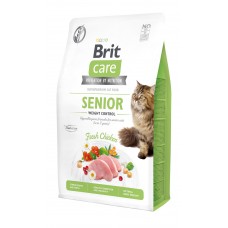 Brit Care Cat GF Senior Weight Control, 2кг (контроль ваги для дорослих котів)