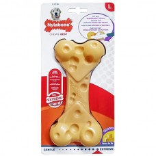 Nylabone Extreme Chew Cheese Bone игрушка кость для собак крупных пород с ароматом сыра 17,5см