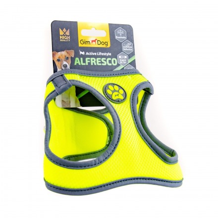 GimDog Alfresco шлея для собак мініатюрних порід (жовта) XXS 