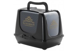 Moderna Trendy Cat Luxurious закрытый туалет для котов (черный) 50х39,1х38,9 см