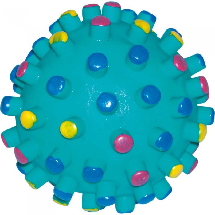 Croci игрушка для собак "Мяч-мина" с пищалкой (голубой) 9 см