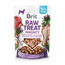 Brit Raw Treat freeze-dried Immunity ласощі для для імунітету собак з ягням та куркою 40 г