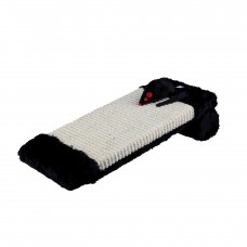 Trixie когтеточка для кошек досточка с валиком и игрушкой черная 15×35 см