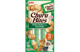 INABA Churu Bites лакомство для кошек подушечки с курицей и тунцом 3 шт*10 г