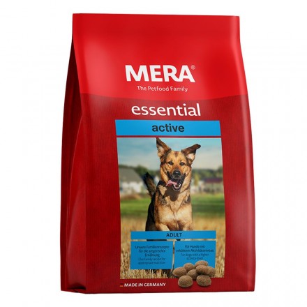MERA Essential Adult Active сухий корм для гіперактивних собак з птицею 12,5 кг