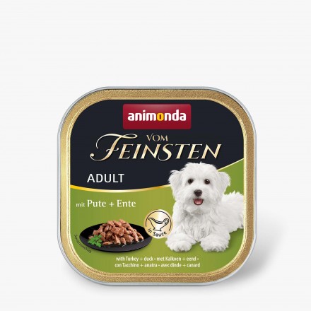 Animonda Vom Feinsten Adult with Turkey + duck вологий корм з індичкою та качкою для собак 150 г