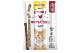 GimCat Sticks Poultry - ласощі для котів, зі свійською птицею 4шт.