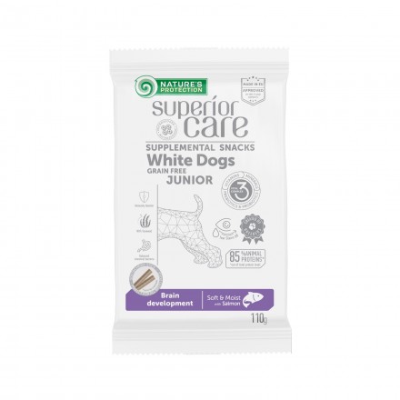 Nature's Protection Superior Care White Dogs Brain Development для щенков с белым окрасом 110 г*6шт.