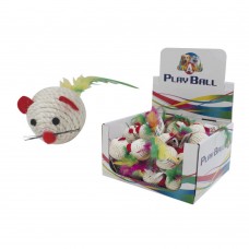 Croci игрушка для кошек "Мышь Рио" (белая)