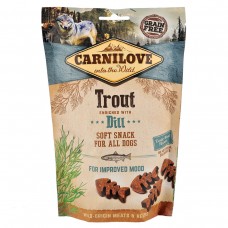 Ласощі Carnilove Dog Semi Moist з фореллю та кропом для дорослих собак 200g