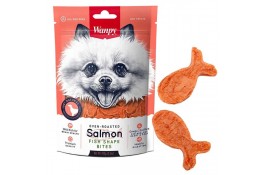 Wanpy Salmon Fish Shape Bites лакомство для собак с лососем 100 г