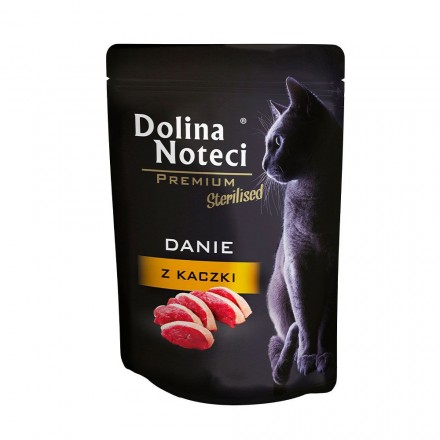 Dolina Noteci Danie влажный корм с уткой для стерилизованных кошек 85 г