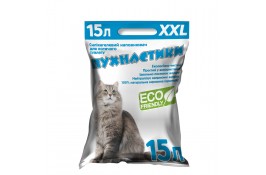Пухнастики силикагелевый наполнитель для котов без аромата 15л