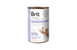 Brit GF VetDiet Gastrointestinal для собак при проблемах з травленням з лососем та горошком 400 г