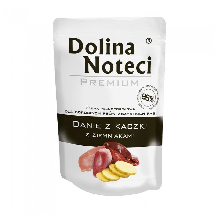 Dolina Noteci Premium Danie вологий корм для собак з качкою та картоплею 100 г