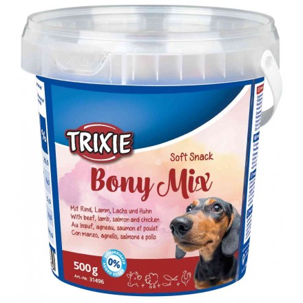 Trixie Bony Mix лакомство для собак с говядиной, ягненком, лососем и курицей 500гр