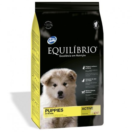 Equilibrio Puppies Medium Breeds Active сухой корм для щенков средних пород с курицей 2кг