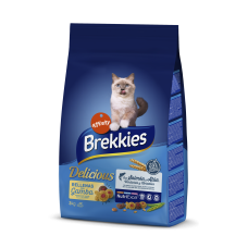 Brekkies Cat Delice Fish сухий корм для дорослих котів з рибою 3 кг