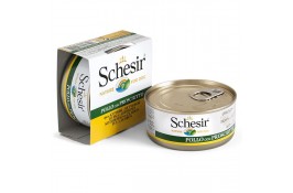 Schesir Chicken with Ham вологий корм для дорослих собак з куркою та шинкою в желе 150 г