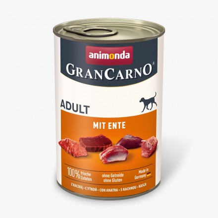 Animonda GranCarno Adult with Duck влажный корм с уткой для собак 400 г