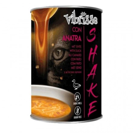 VIBRISSE SHAKE влажный корм для кошек с уткой 135 г