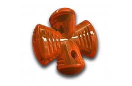 Bionic Opaque Stuffer игрушка для лакомств для собак средних пород (оранжевая)
