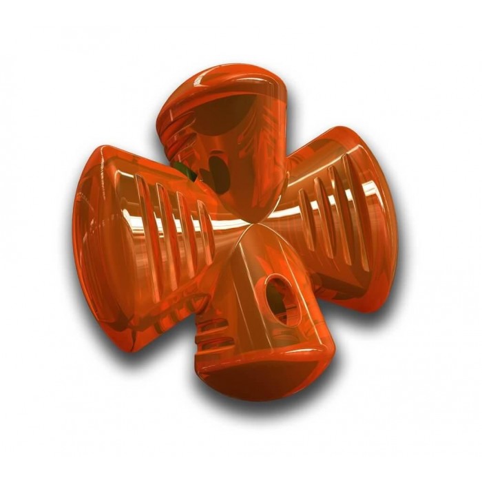 Bionic Opaque Stuffer игрушка для лакомств для собак средних пород (оранжевая)