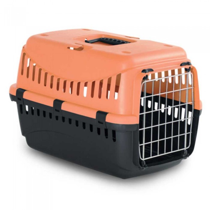 Bergamo Gipsy 1 Small Melone переноска с металлической дверцей для кошек и собак до 6 кг (персиковая)
