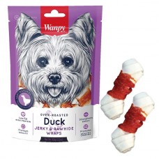 Wanpy Duck Jerky & Rawhide Wraps лакомство для собак с уткой 100 г