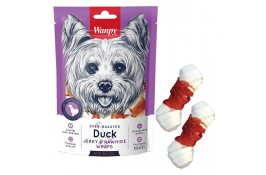 Wanpy Duck Jerky & Rawhide Wraps лакомство для собак с уткой 100 г