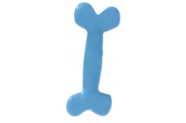 Croci игрушка для собак "Литая косточка" (голубая) 17 см
